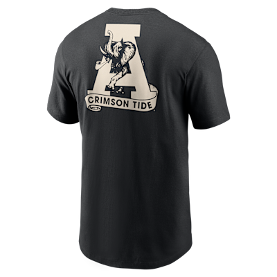 Playera universitaria Nike para hombre Alabama 2-Hit