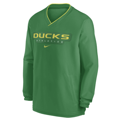 Oregon Ducks Sideline Men's Nike College Long-Sleeve Windshirt