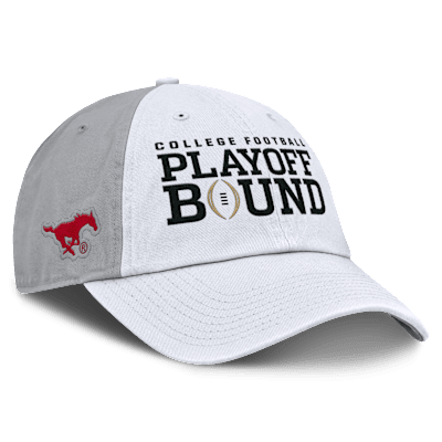 SMU Mustangs 2025 College Football Playoff Bound Club Men's Nike College Adjustable Hat