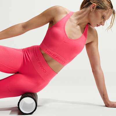 Camiseta de tirantes Dri-FIT cropped para mujer Nike Pro Seamless