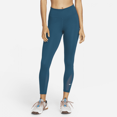 Legging 7/8 taille mi-haute à empiècements en mesh Nike One pour Femme. Nike FR