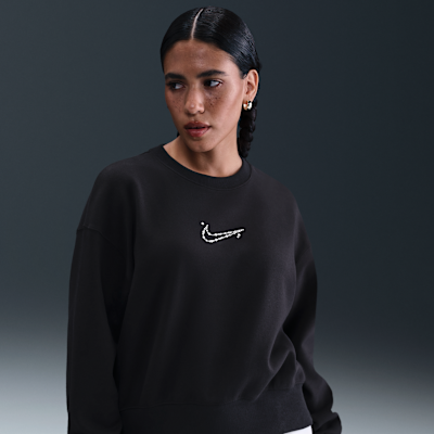 Sweat oversize à col ras-du-cou Nike Sportswear Phoenix Fleece pour Femme