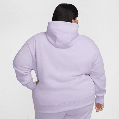 Oversized Nike Sportswear Phoenix Fleece-pullover-hættetrøje til kvinder (plus size)