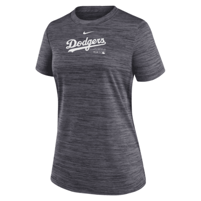 Los Angeles Dodgers Authentic Collection Practice Velocity Women's Nike Dri-FIT MLB T-Shirt