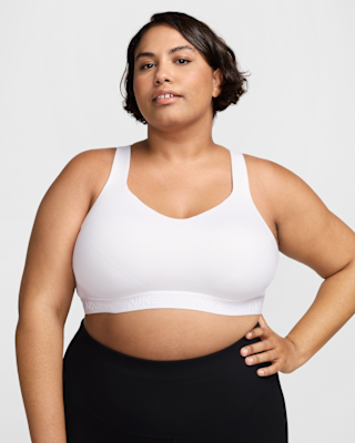 Женские  Nike Indy High Support Padded Adjustable Sports Bra (Plus Size)