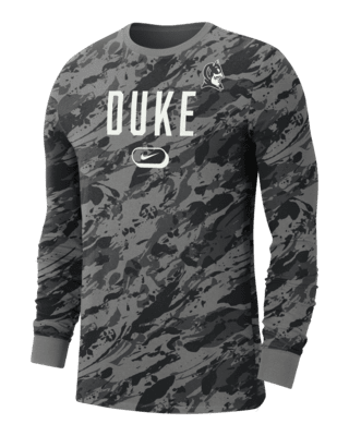 Мужская футболка Duke Nike College Crew-Neck Long-Sleeve