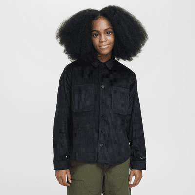 Nike SB Big Kids' Button-Down Layering Top