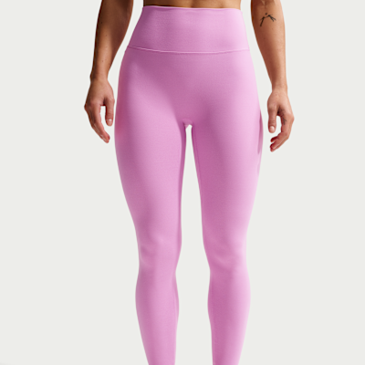 Leggings de tiro alto de largo completo sin costura delantera para mujer Nike Zenvy