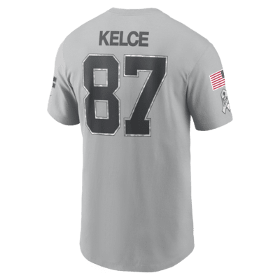 Travis Kelce Kansas City Chiefs Salute to Service Men's Nike NFL T-Shirt