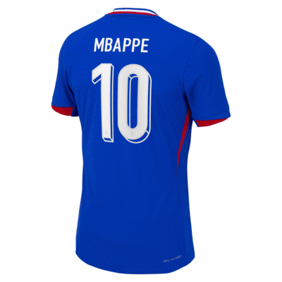 Jersey de fútbol Nike Dri-FIT ADV de la selección nacional de Francia local 2024 Match Kylian Mbappé para hombre