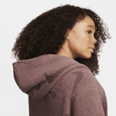 Nike Sportswear Phoenix Cozy Bouclé lockere, lange Strickjacke für Damen