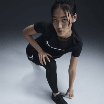 ナイキ ワン ウィメンズ Dri-FIT ショートスリーブ グラフィック ランニングトップ