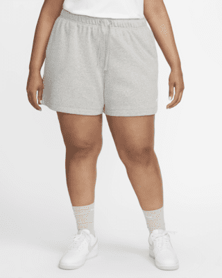 Женские шорты Nike Sportswear Club Fleece Mid-Rise Shorts (Plus Size)