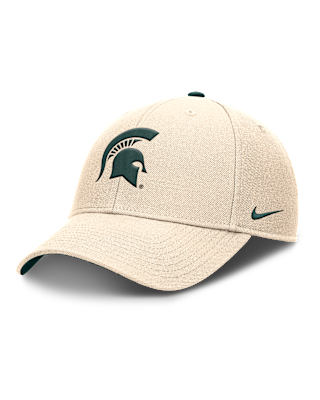Мужские  Michigan State Primetime Rise Nike Dri-FIT College Trucker Adjustable Hat