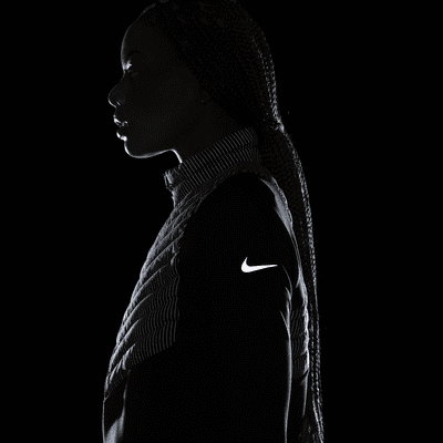 Chamarra de running híbrida para mujer Nike Therma-FIT Running Division