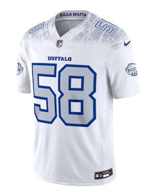 Мужские джерси Matt Milano Buffalo Bills Rivalries Collection Nike Dri-FIT NFL Limited Jersey