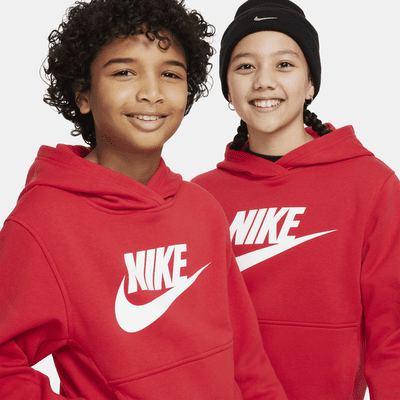 Sudadera con gorro para niños talla grande Nike Sportswear Club Fleece