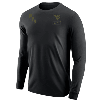 West Virginia Olive Pack Men's Nike College Long-Sleeve T-Shirt. Nike.com