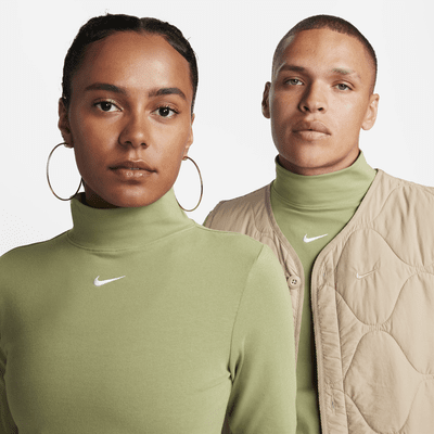 Prenda para la parte superior de cuello alto de manga larga para mujer Nike Sportswear Collection Essentials