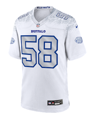 Мужские джерси Matt Milano Buffalo Bills Rivalries Collection Men’s Nike NFL Game Jersey