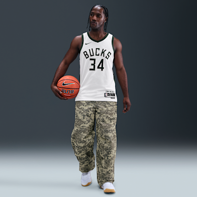 Milwaukee Bucks Association Edition Nike Dri-FIT NBA Swingman férfimez