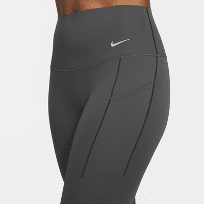 Leggings de 7/8 de tiro alto y sujeción media con bolsillos para mujer Nike Universa