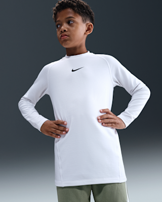 Детские  Nike Pro Big Kids' (Boys') Dri-FIT Long-Sleeve Crewneck Top