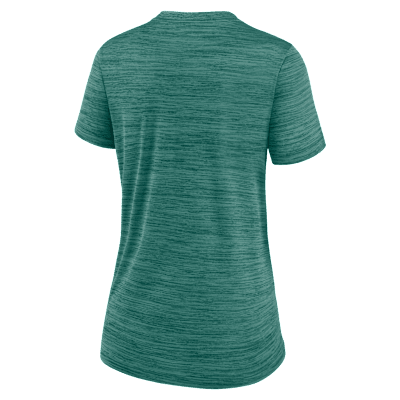 Playera Nike Dri-FIT de la MLB para mujer Boston Red Sox Authentic Collection City Connect Velocity