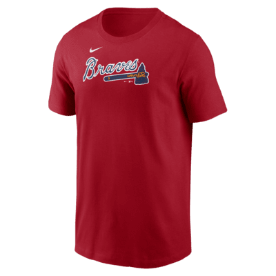 Atlanta Braves Fuse Wordmark Men's Nike MLB T-Shirt