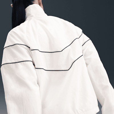 Nike Windrunner Chaqueta de tejido Woven y ajuste holgado con cremallera completa y protección UV - Mujer