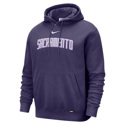 Sacramento Kings City Edition Men's Nike Basketball Club Pull-Over Hoodie