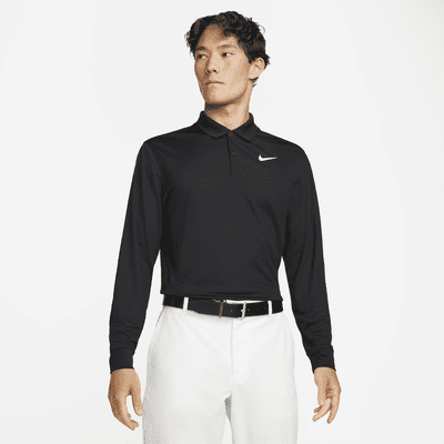 เสื้อโปโลกอล์ฟแขนยาวผู้ชาย Nike Dri-FIT Victory