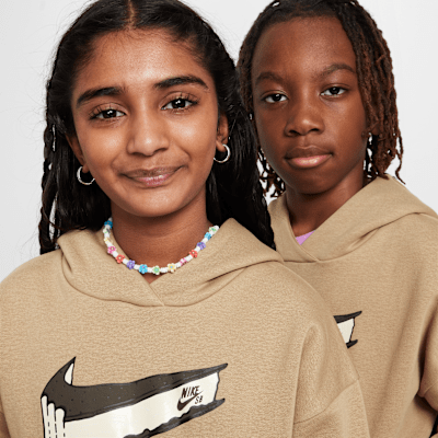 Nike SB EasyOn Older Kids' Oversized Pullover Skate Hoodie