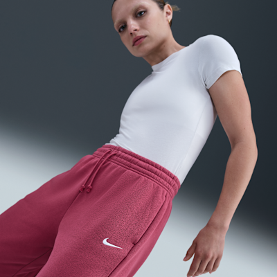 Pantaloni tuta oversize a vita alta Nike Sportswear Phoenix Fleece – Donna