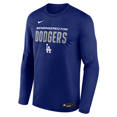 Los Angeles Dodgers Authentic Collection Team Issue Men's Nike Dri-FIT MLB Long-Sleeve T-Shirt