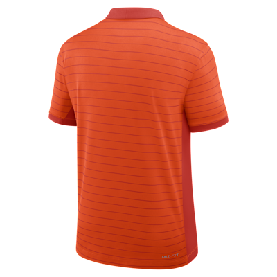 Polo universitario Nike Dri-FIT para hombre Clemson Sideline Victory Stripe