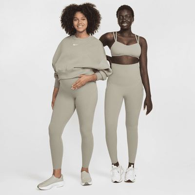 Leggings de maternidad de tiro alto de 7/8 de baja sujeción con bolsillos para mujer Nike Zenvy (M)