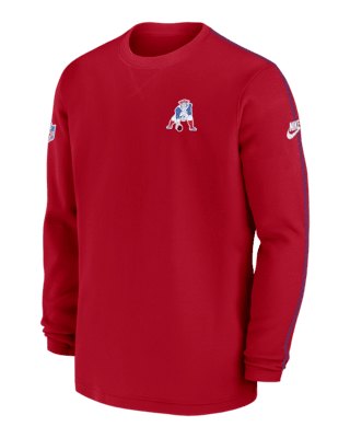 Мужские  New England Patriots Logo Coach Men’s Nike NFL Long-Sleeve Top