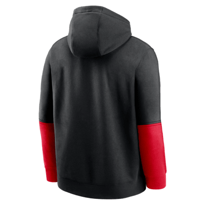 Sudadera con gorro sin cierre universitaria Nike para hombre Georgia Bulldogs Sideline Team Issue Club