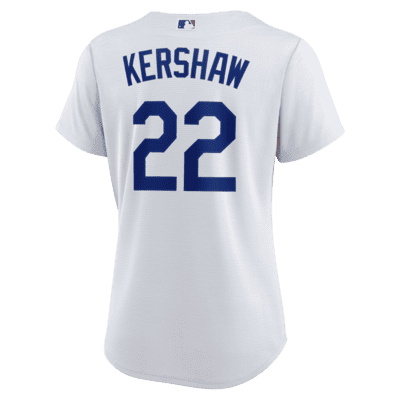 MLB Los Angeles Dodgers (Clayton Kershaw) Women's Replica Baseball Jersey