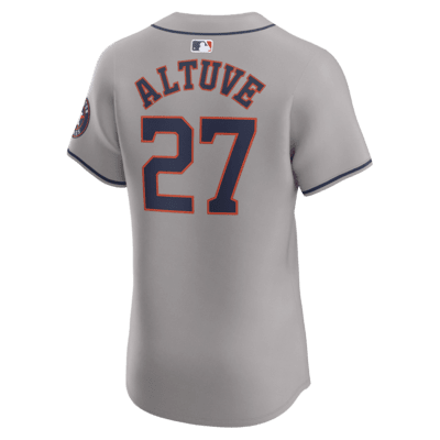 Jersey Nike Dri-FIT ADV de la MLB Elite para hombre José Altuve Houston Astros