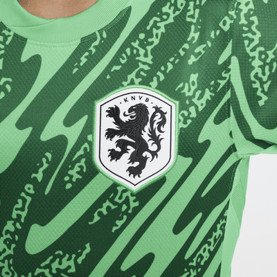 Netherlands (Men's Team) 2024/25 Stadium Goalkeeper Older Kids' Nike Dri-FIT Football Replica Shirt