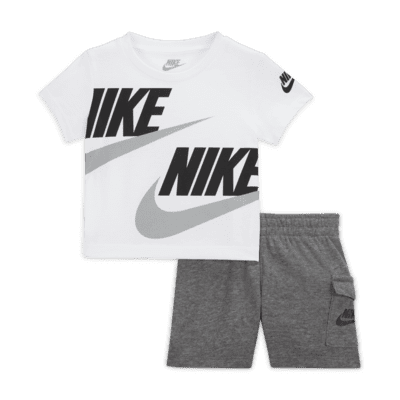 12 mo Nike 2-Piece Set Chicago Cubs Shorts White Jersey Shirt Infant Baby  NEW!