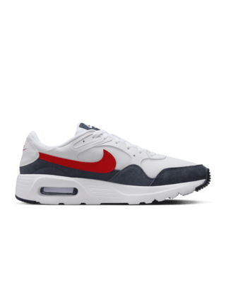 nike red white air max