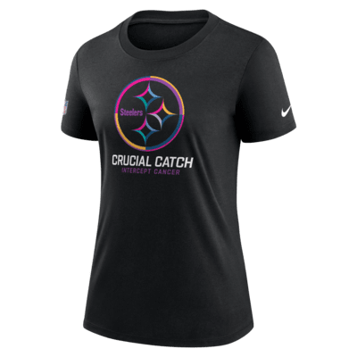 Playera Nike de la NFL para mujer Pittsburgh Steelers Crucial Catch