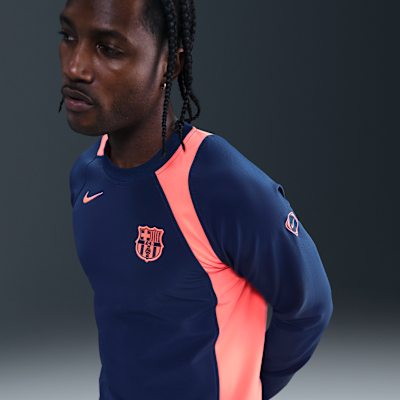 Playera de fútbol de cuello redondo Nike Total 90 del FC Barcelona alternativa para hombre