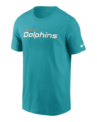 Мужская футболка Miami Dolphins Primetime Wordmark Essential Nike NFL