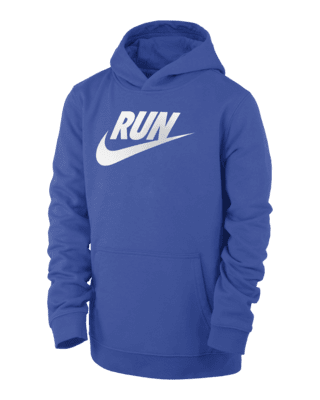 Подростковое худи Nike Club Fleece Big Kids' Pullover Hoodie для бега