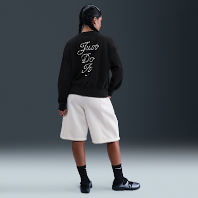 Sweat oversize à col ras-du-cou Nike Sportswear Phoenix Fleece pour Femme