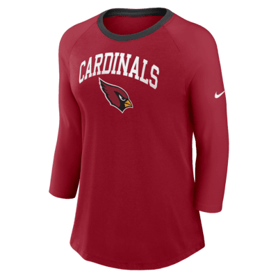 Arizona Cardinals Women's Nike NFL 3/4-Sleeve T-Shirt